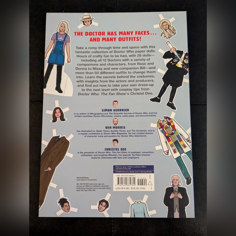 Doctor Who Paper Dolls Book - Picture 9 of 9
